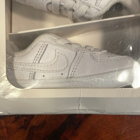 Nike Force 1 Crib Baby Bootie, White, Sz 3C - Picture 3 of 7